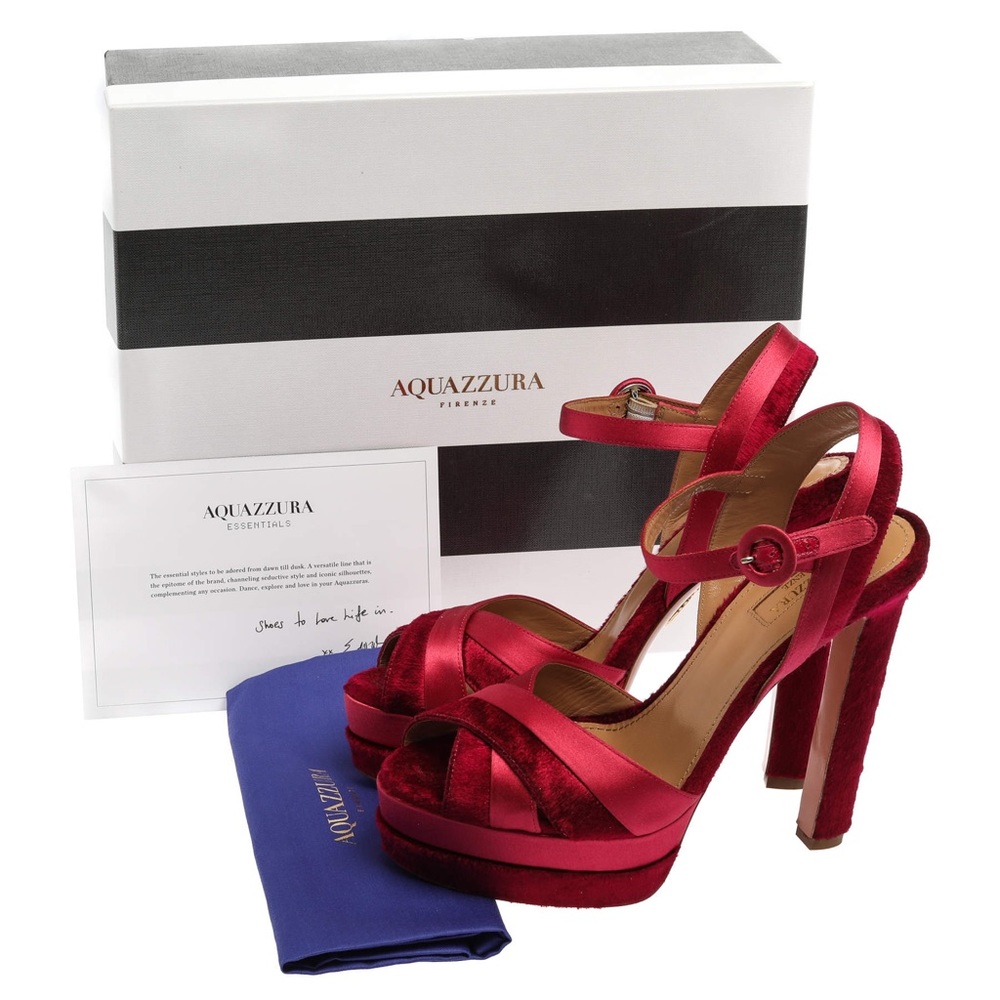 Aquazzura Pink Platforms SZ 38.5